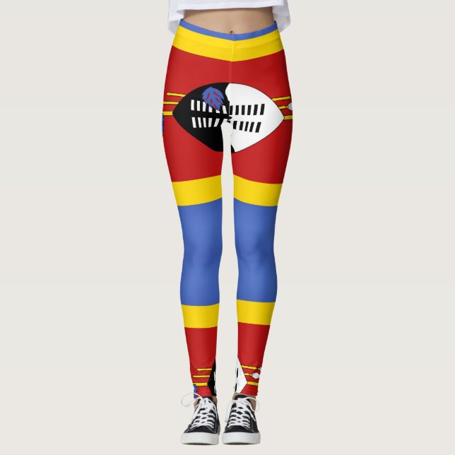 Leggings Drapeau Cool Swaziland (Devant)