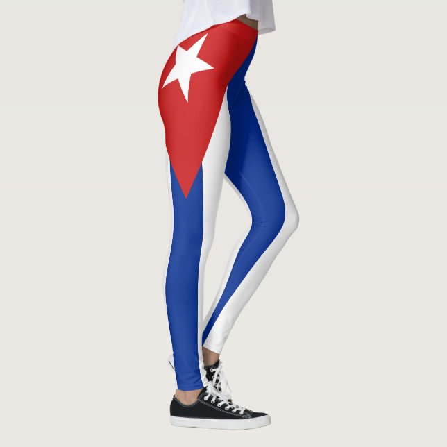 Leggings Drapeau Cuba (Droite)