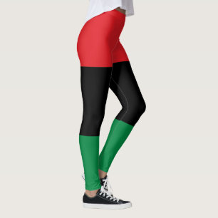 Leggings Drapeau d'Africain de casserole