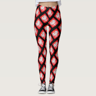 Leggings Drapeau d'aigle polonais
