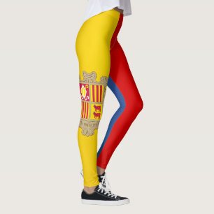Leggings Drapeau d'Andorre Cool