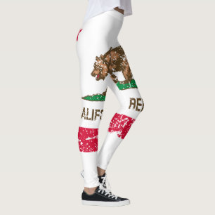 Leggings Drapeau de Californie