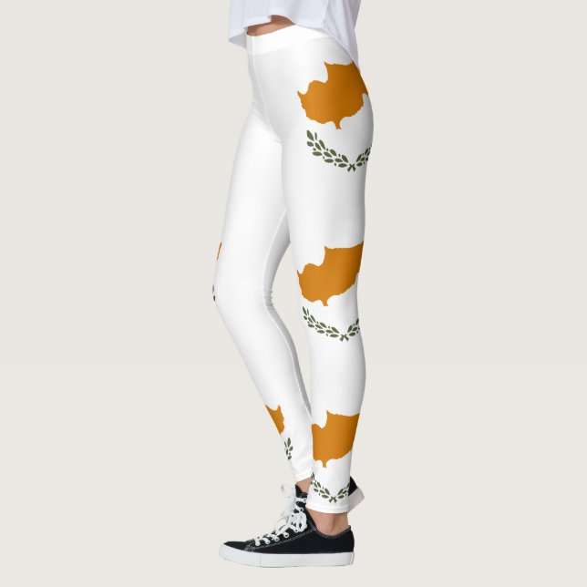 Leggings Drapeau de Chypre (Gauche)