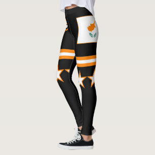 Leggings Drapeau de Chypre