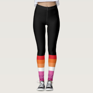Leggings Drapeau de fierté lesbienne