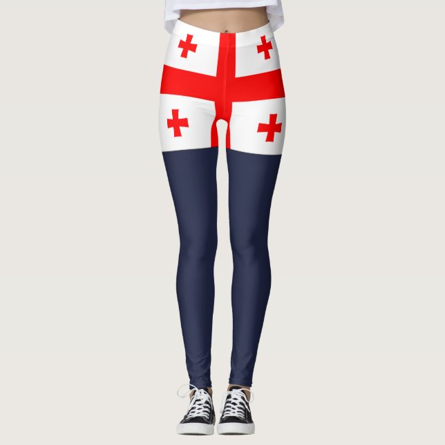 Leggings Drapeau de Géorgie (Devant)