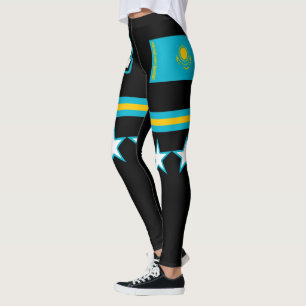 Leggings Drapeau de Kazakhstan