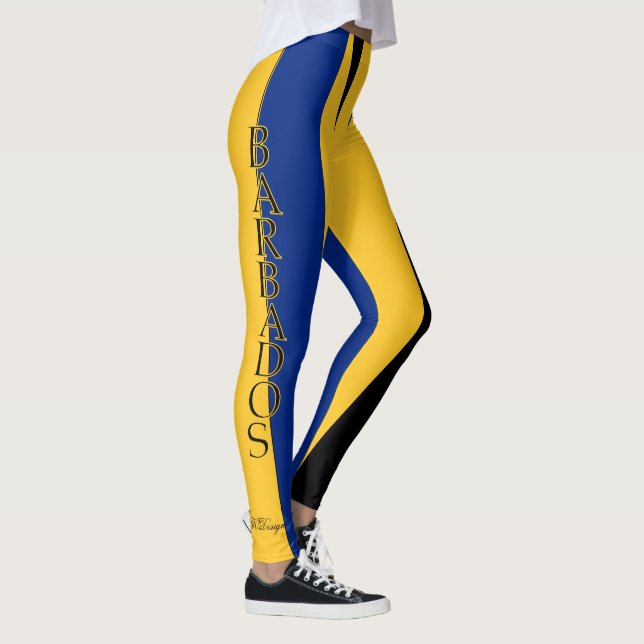 Leggings Drapeau de la Barbade (Droite)