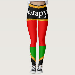 Leggings Drapeau de la Biélorussie