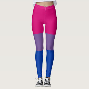 Leggings Drapeau de la fierté bisexuelle