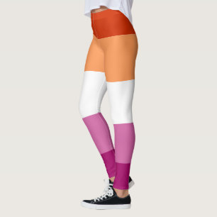 Leggings Drapeau de la fierté lesbienne