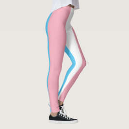 Leggings Drapeau de la fierté transgenre - LGBT Rainbow