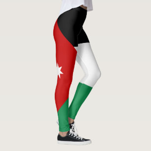 Leggings Drapeau de la Jordanie Cool