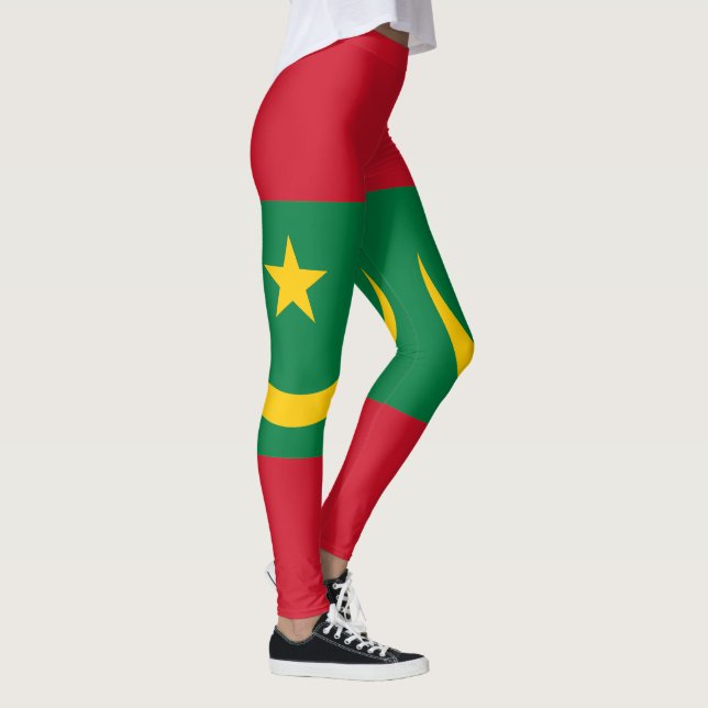 Leggings Drapeau de la Mauritanie (Droite)