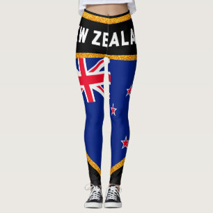 Leggings Drapeau de la Nouvelle Zélande