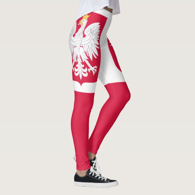 Leggings Drapeau de la Pologne (Droite)