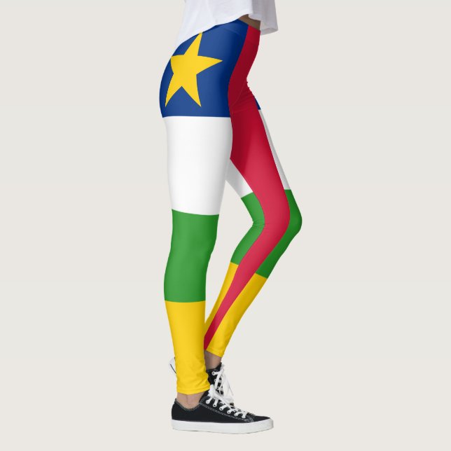 Leggings Drapeau de la République centrafricaine (Droite)