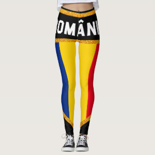 Leggings Drapeau de la Roumanie