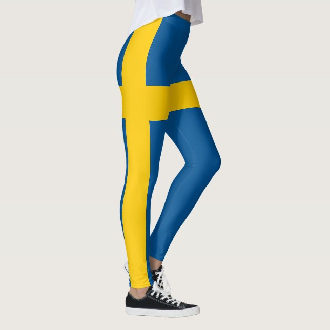Leggings Drapeau de la Suède (Droite)