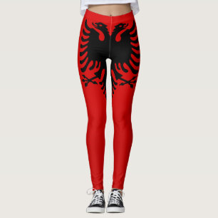 Leggings Drapeau de l'Albanie Cool