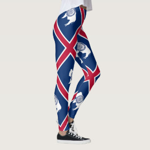Leggings Drapeau de l'État du Wyoming