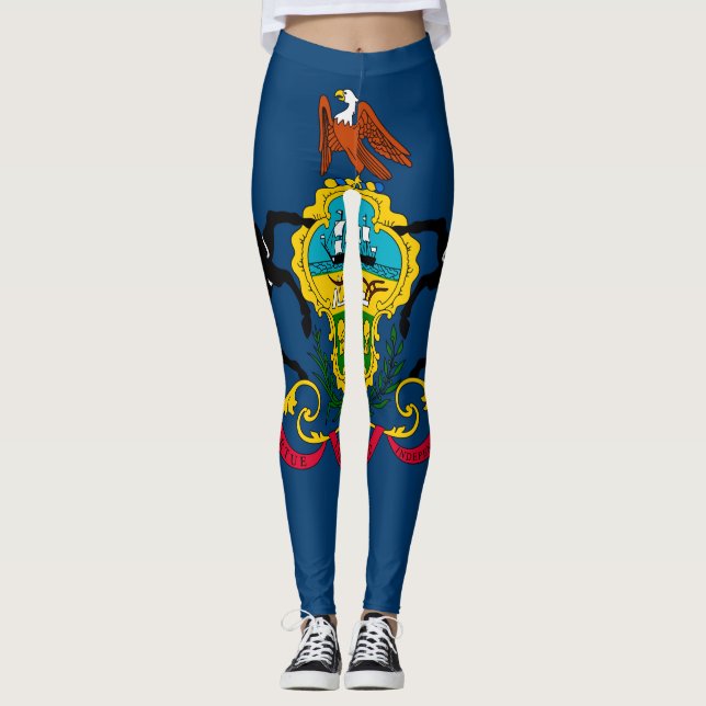 Leggings Drapeau de Pennsylvanie (Devant)