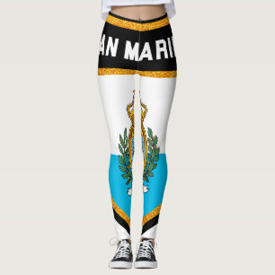 Leggings Drapeau de Saint-Marin