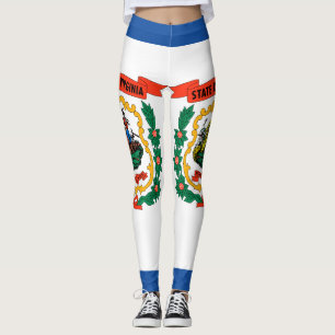 Leggings Drapeau de Virginie occidentale