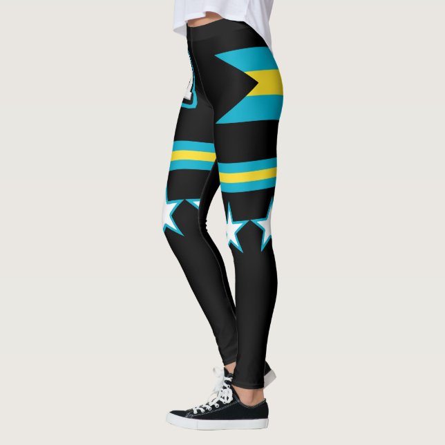 Leggings Drapeau des Bahamas (Gauche)