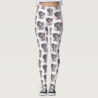 Leggings Drapeau des États-Unis. Amérique