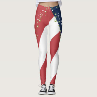 Leggings Drapeau Des États-Unis D'Amérique