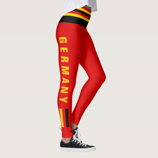 Leggings Drapeau des guêtres | de l'Allemagne mini de luxe (Droite)