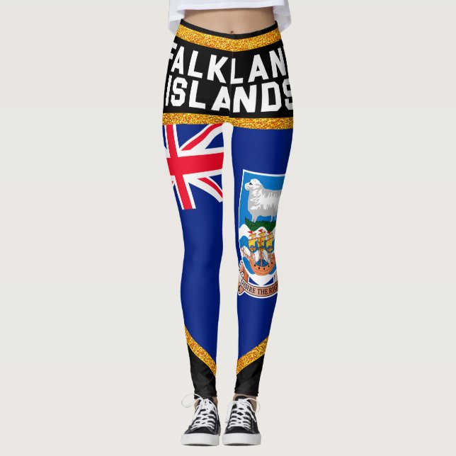 Leggings Drapeau des îles Falkland (Devant)