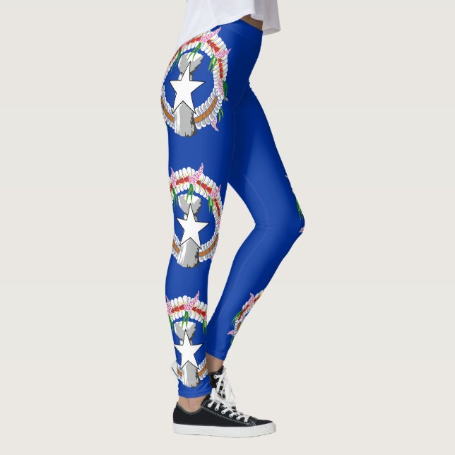 Leggings Drapeau des îles Mariannes du Nord (Droite)