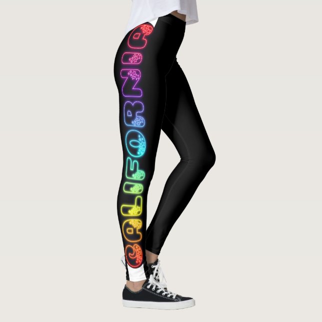 Leggings Drapeau d'État de la République de Californie patr (Droite)