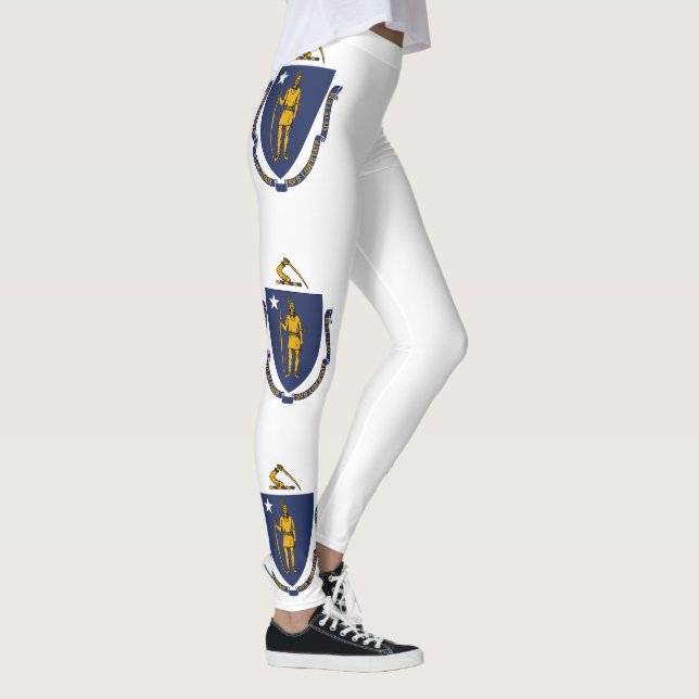 Leggings Drapeau d'État du Massachusetts (Droite)