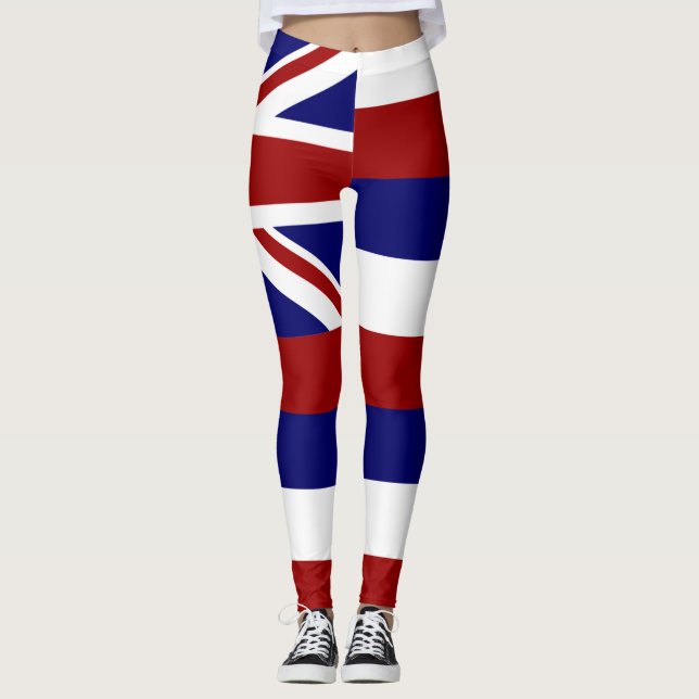 Leggings Drapeau d'Hawaï (Devant)
