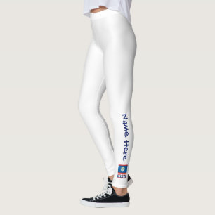Leggings Drapeau du Belize et du Bélizien Personnalisé 