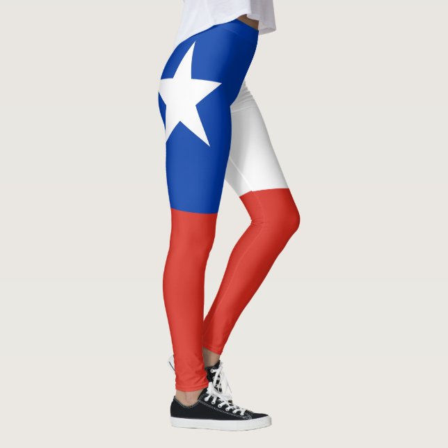 Leggings Drapeau du Chili (Droite)