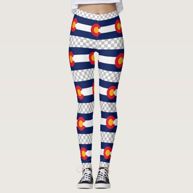 LEGGINGS DRAPEAU DU COLORADO (Devant)