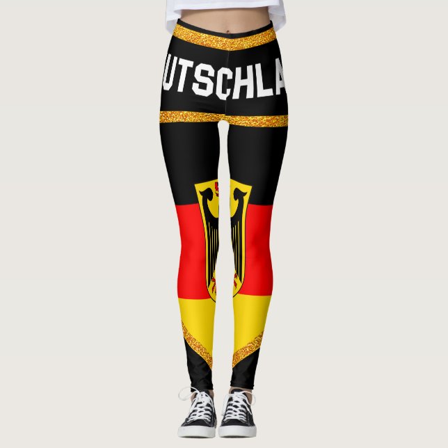 Leggings Drapeau du Deutschland (Devant)