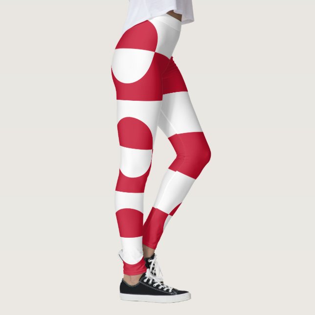 Leggings Drapeau du Groenland (Droite)