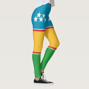 Leggings Drapeau du Karakalpakstan