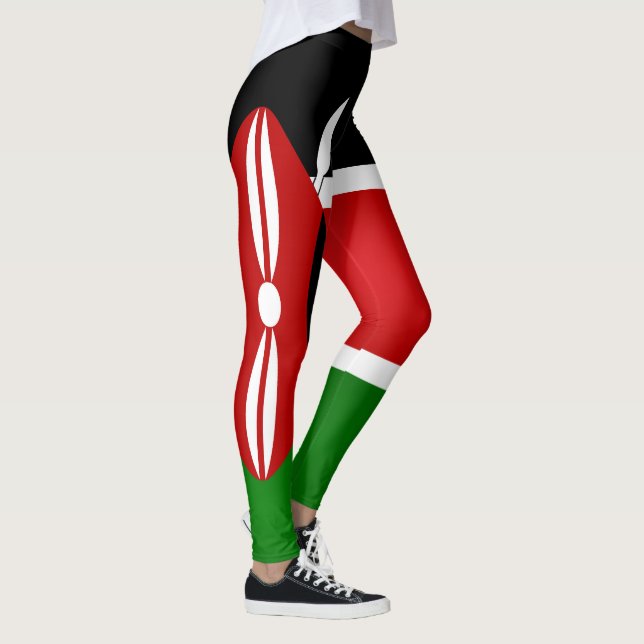 Leggings Drapeau du Kenya Cool (Droite)