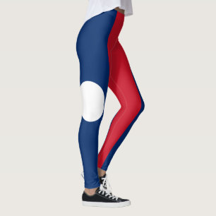 Leggings Drapeau du Laos
