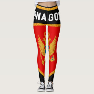 Leggings Drapeau du Monténégro
