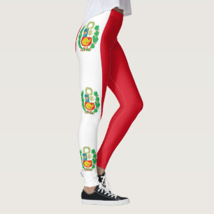 Leggings Drapeau du Pérou