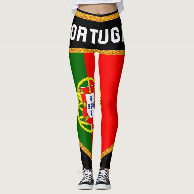 Leggings Drapeau du Portugal (Devant)