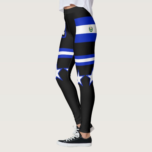 Leggings Drapeau du Salvador (Gauche)