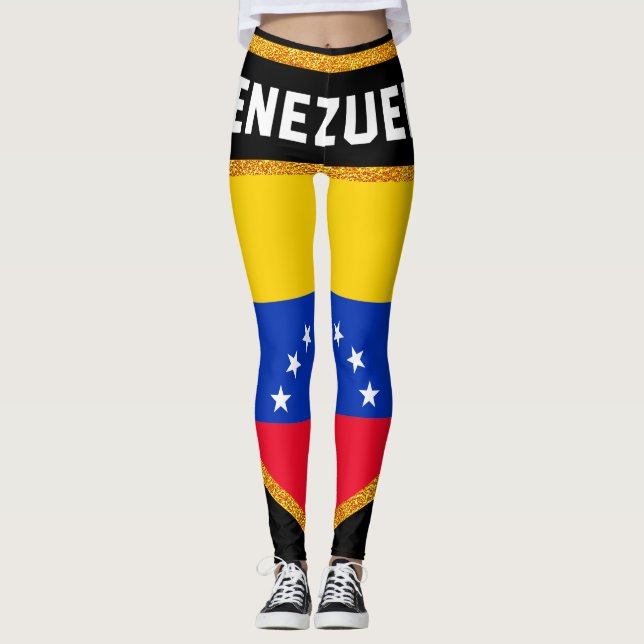 Leggings Drapeau du Venezuela (Devant)